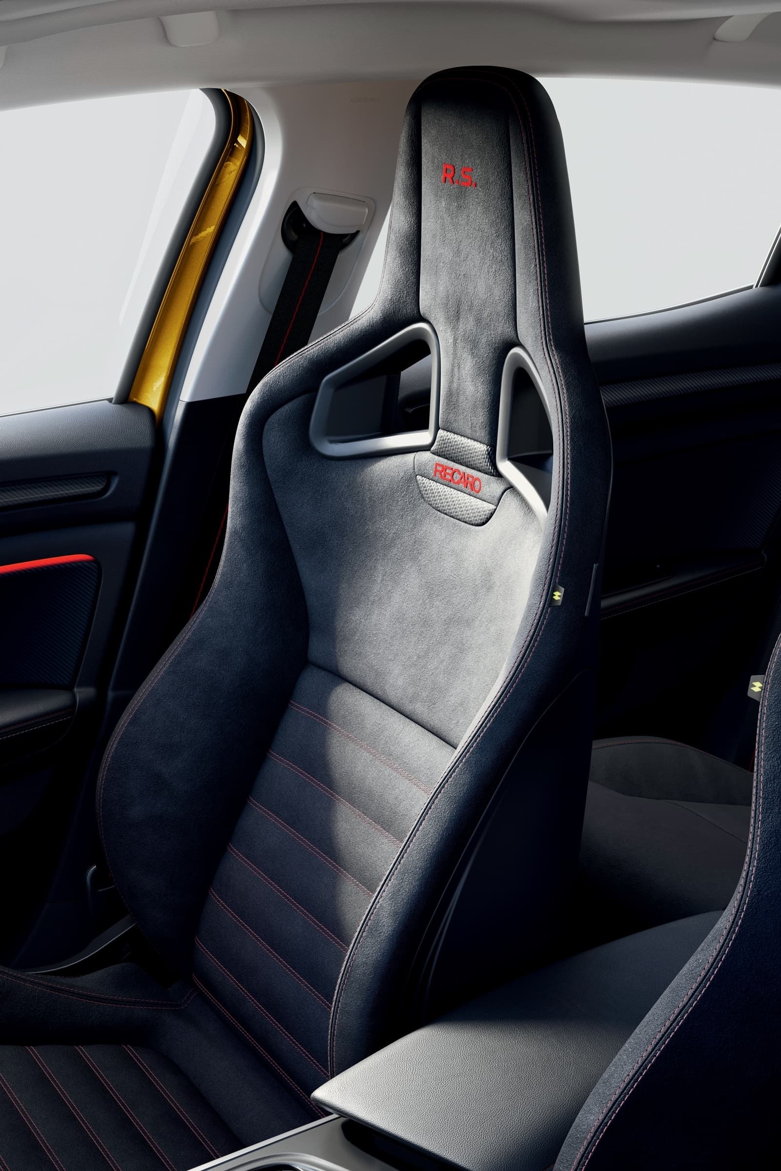 Asiento deportivo en Renault Mégane RS, mezcla de confort y deportividad.