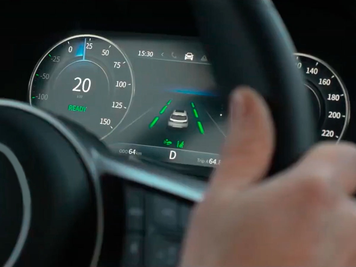 Perfil lateral del Seres 3, mostrando su diseño aerodinámico.