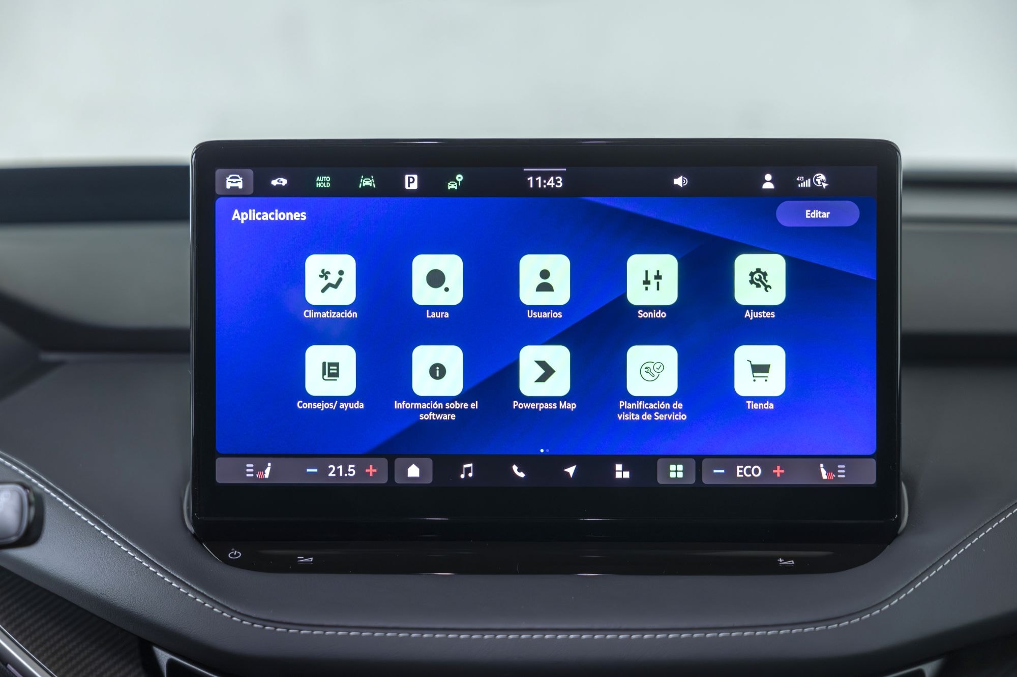 El moderno sistema de infoentretenimiento del Skoda Elroq, intuitivo y atractivo.