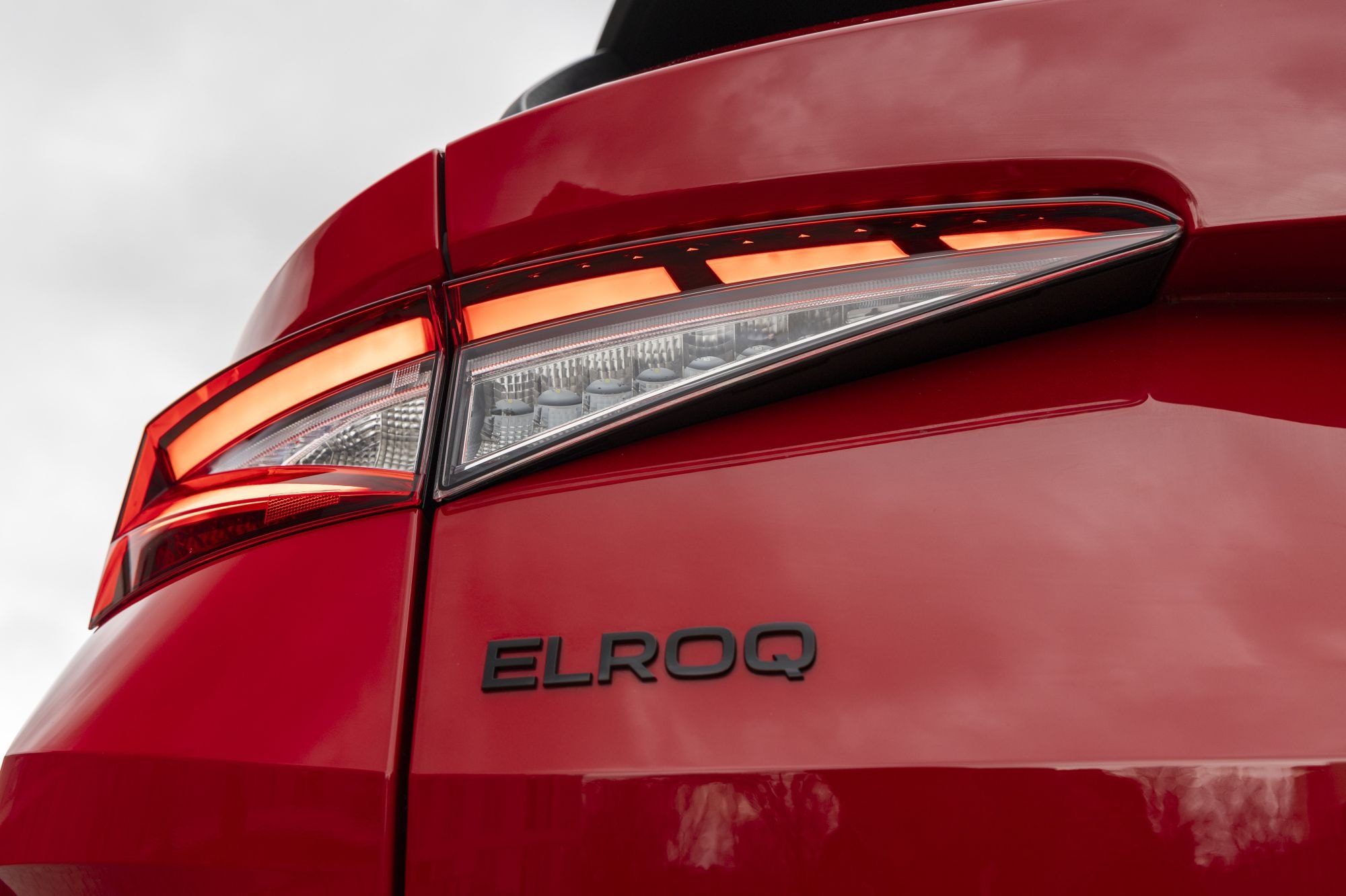 Detalle del sector trasero, con el distintivo logo Elroq.