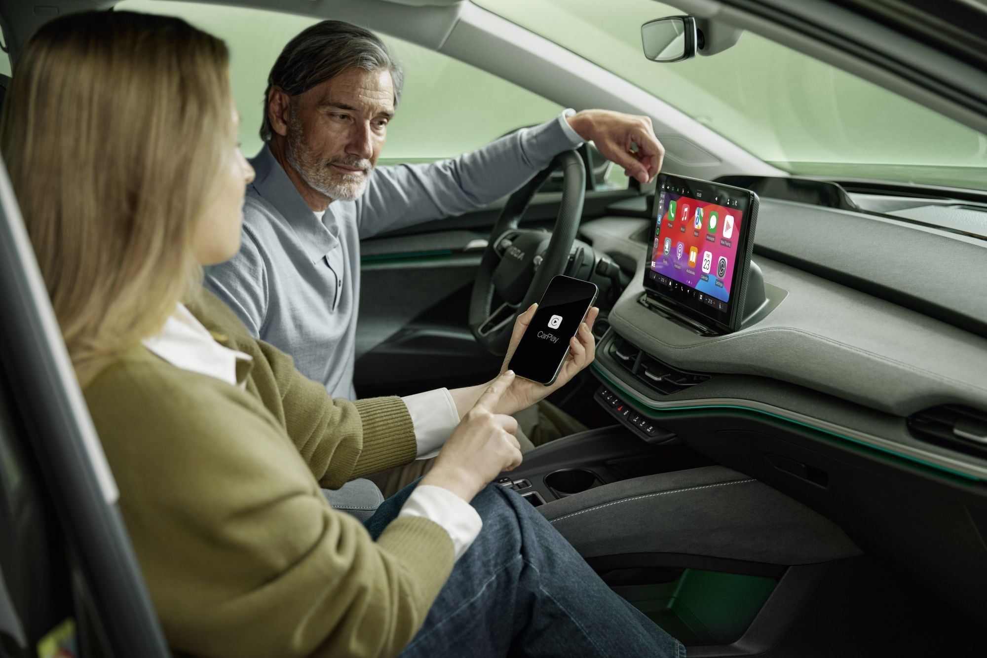 Maletero del Enyaq iV, amplio y bien organizado, perfecto para viajes