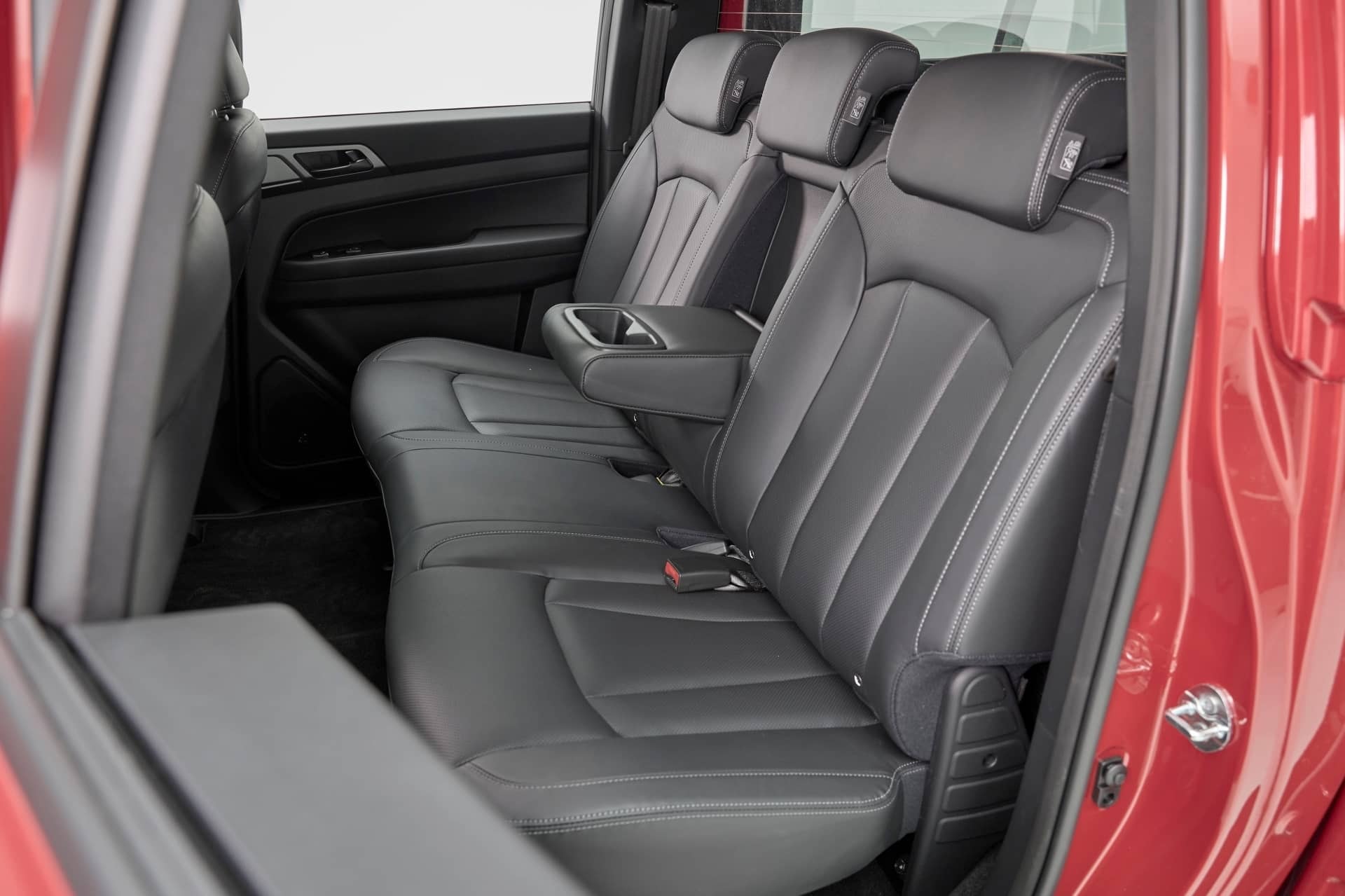 Plazas traseras de la SsangYong Musso, espaciosas y cómodas.