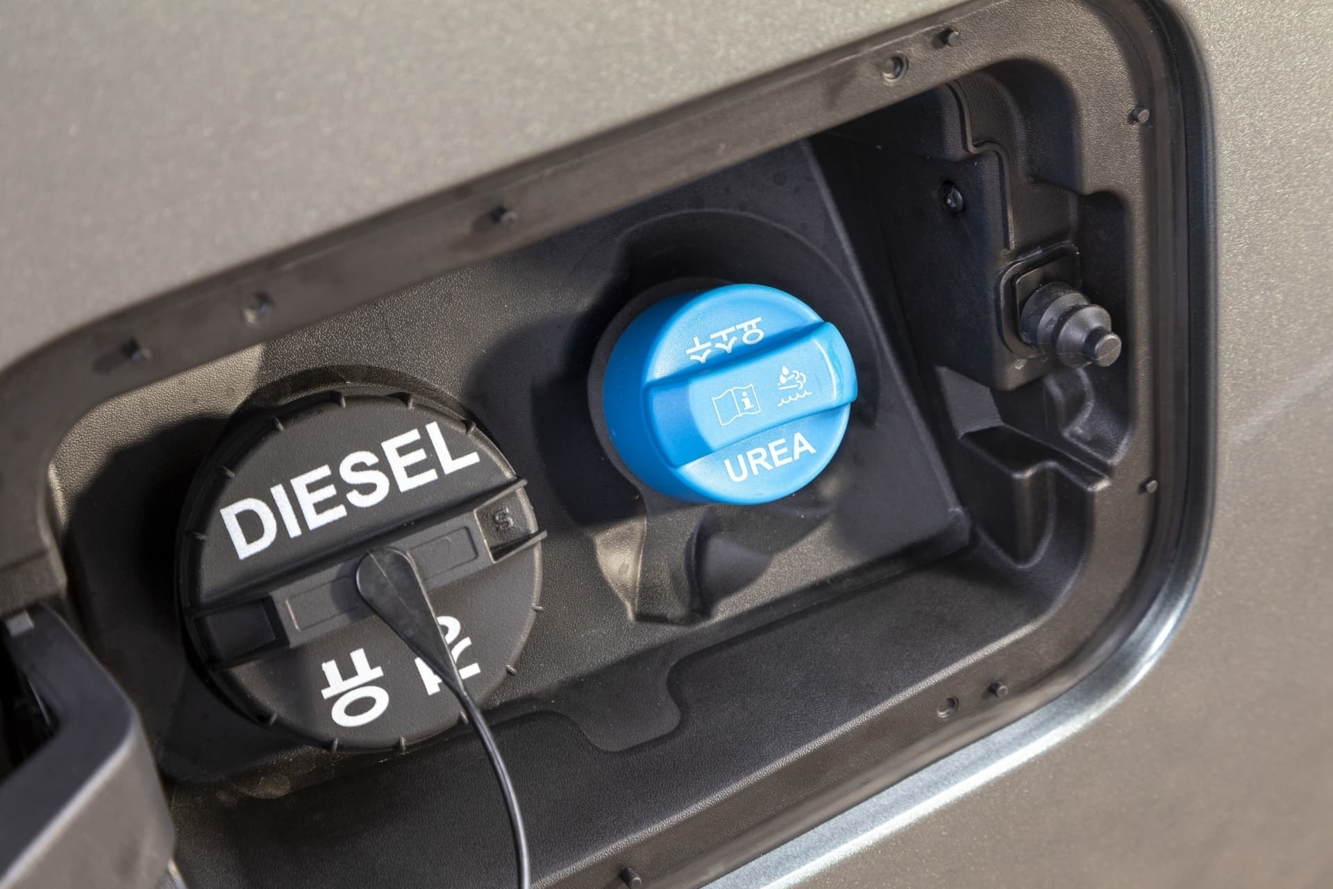 Tomas de DIESEL y UREA en SsangYong Rexton, detalle técnico esencial.