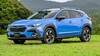 Subaru Crosstrek azul mostrando su carácter mediante una vista delantera y lateral. Subaru Crosstrek azul mostrando su carácter mediante una vista delantera y lateral.