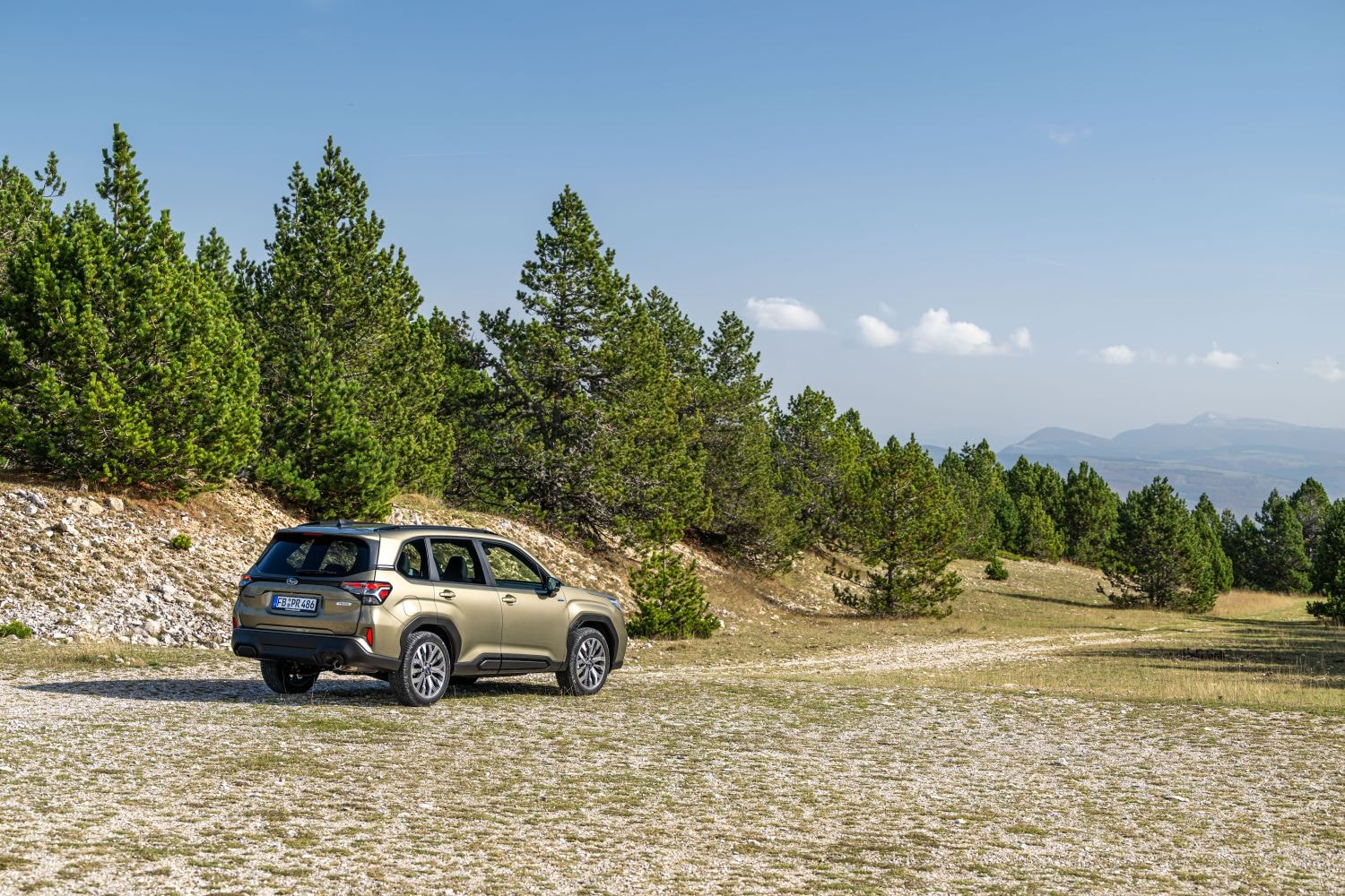Capacidad del maletero del Subaru Forester, ideal para viajes largos.