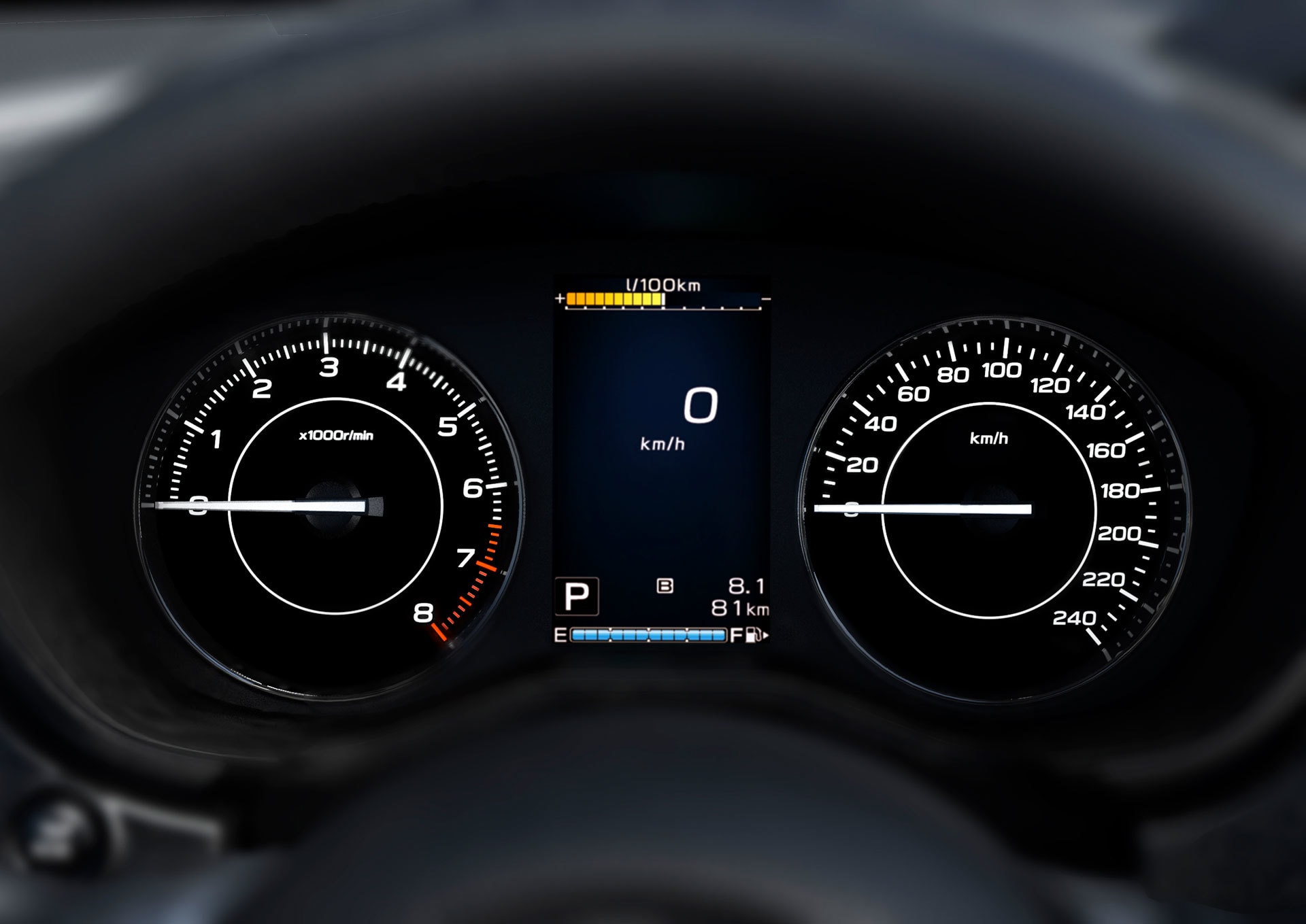 Instrumentación clara y legible, con gráficos modernos