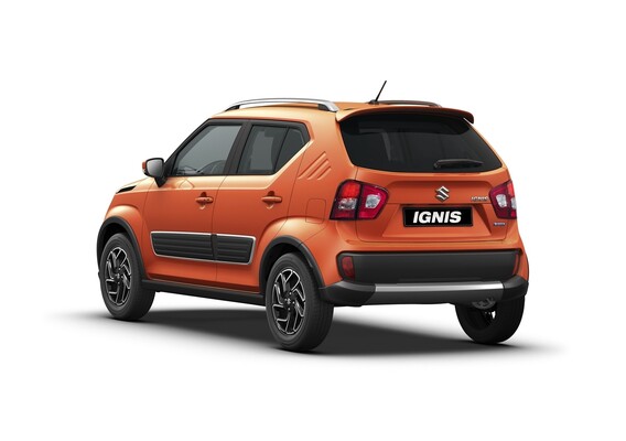 Imagen estática trasera del Suzuki Ignis que muestra líneas y ópticas. Imagen estática trasera del Suzuki Ignis que muestra líneas y ópticas.
