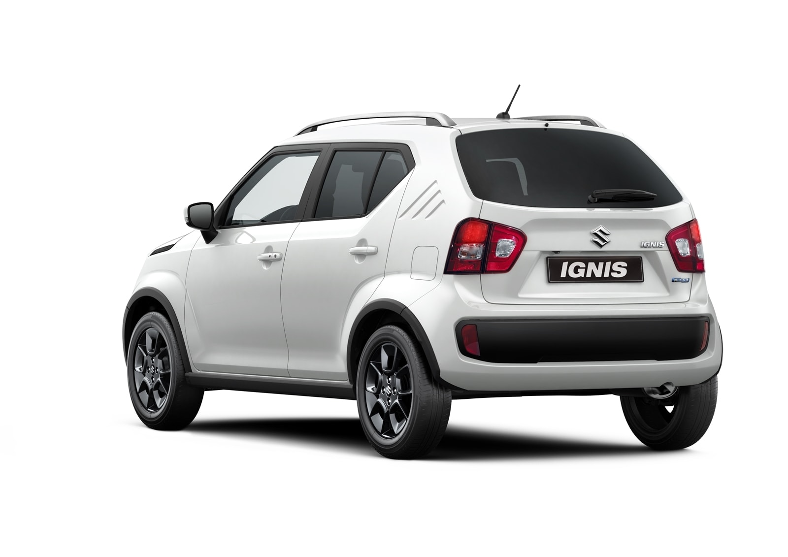 Trasera del Suzuki Ignis, mostrando su diseño y elementos característicos.