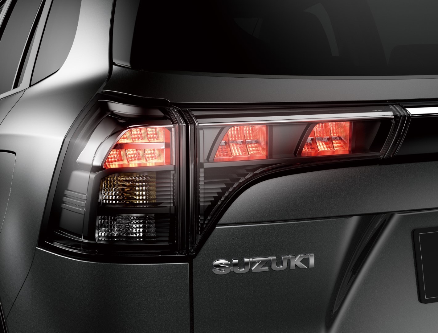 Imagen en detalle de las luces traseras LED del Suzuki S-Cross.