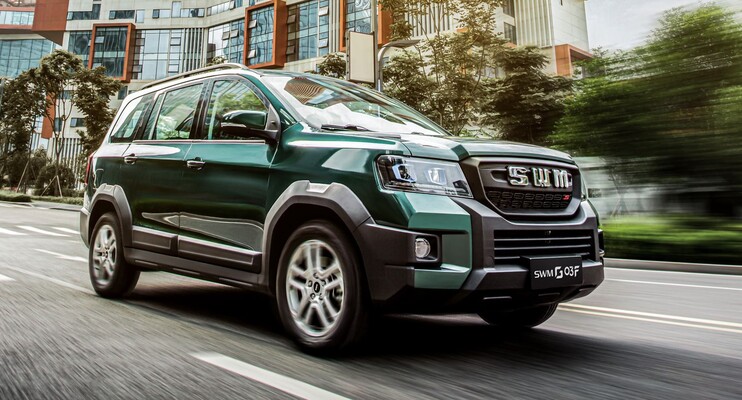 SWM G03F en pleno movimiento demostrando su capacidad en el entorno urbano