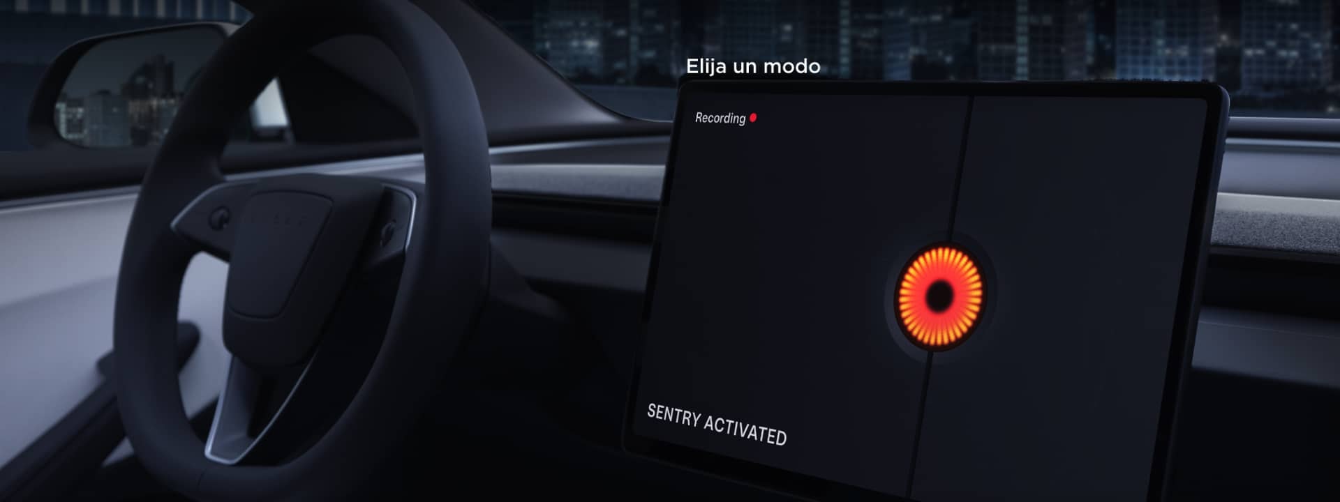 Vista esquematizada que muestra la estructura y componentes del Tesla Model 3.