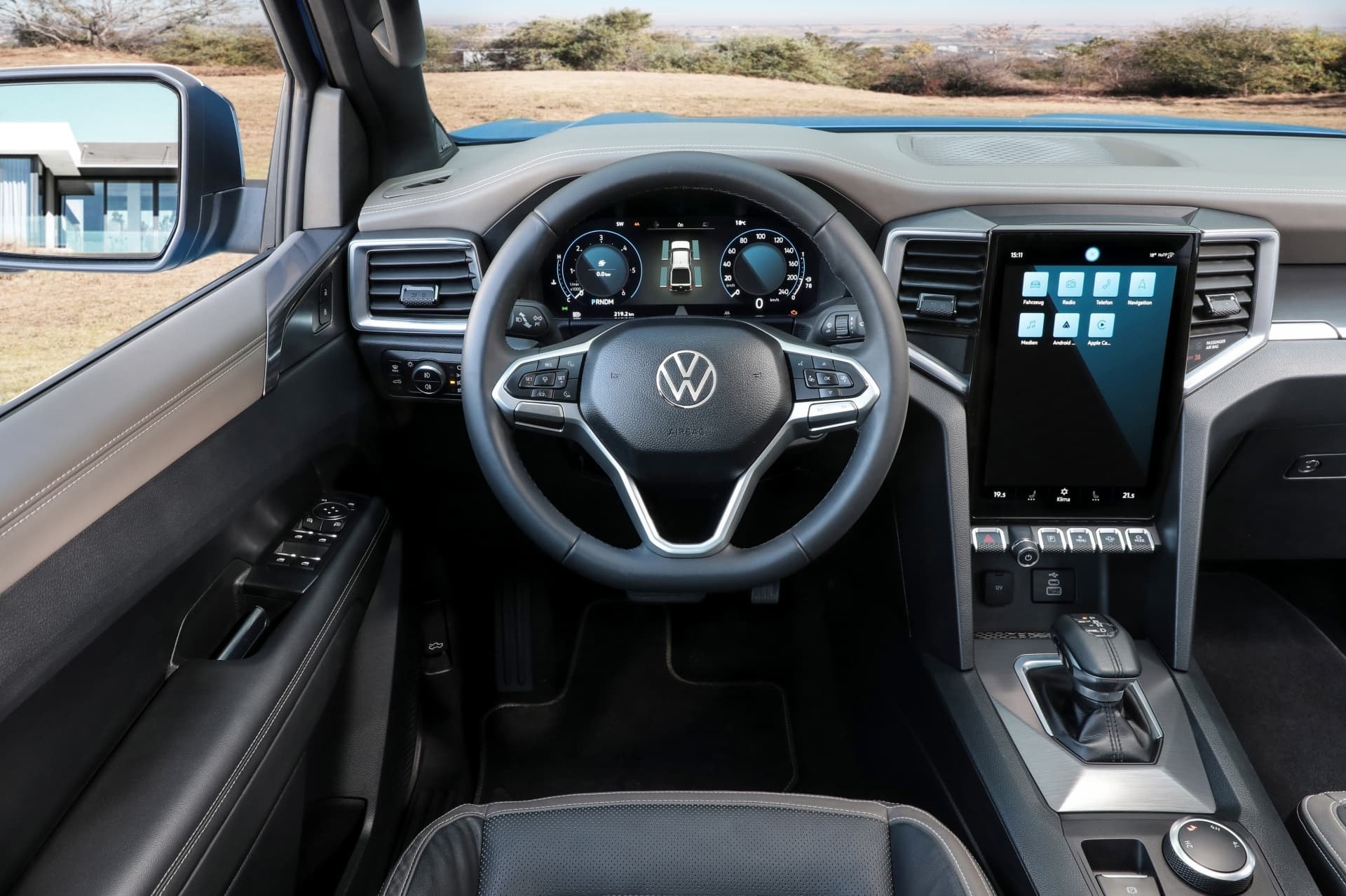 Panel de instrumentos y sistema de infotainment del Amarok, alta tecnología