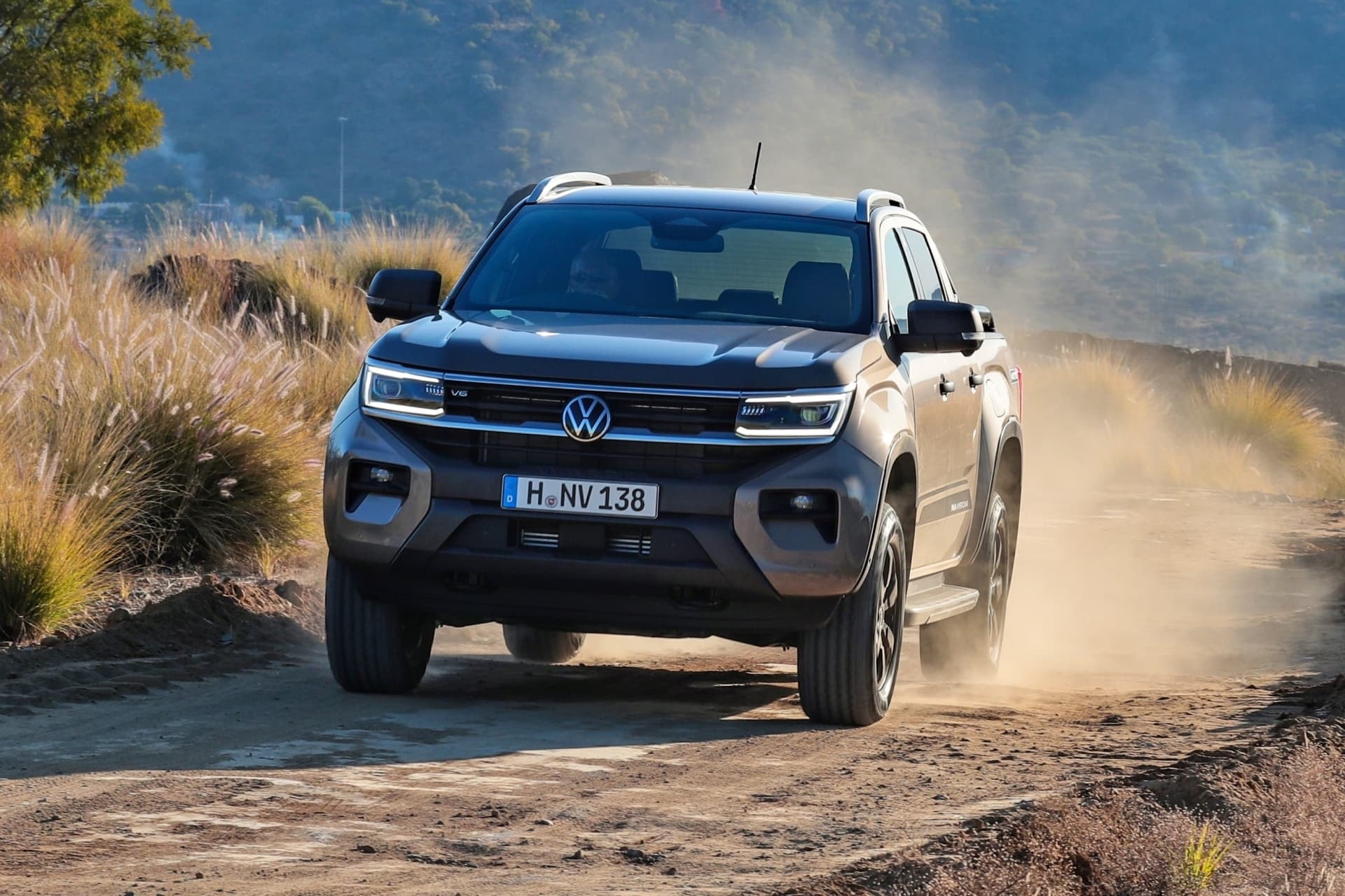 Volkswagen Amarok en acción, demostrando su capacidad todoterreno