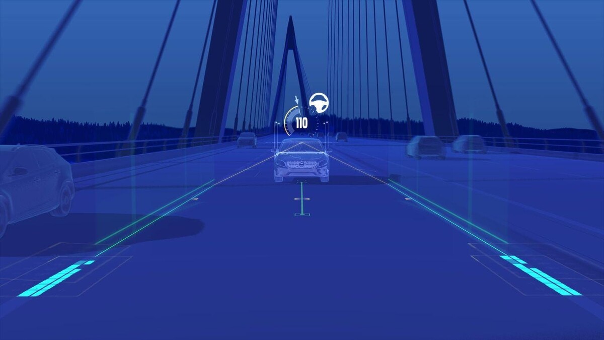 Interfaz de conducción asistida del Volvo S90, tecnología punta al servicio del conductor. Interfaz de conducción asistida del Volvo S90, tecnología punta al servicio del conductor.