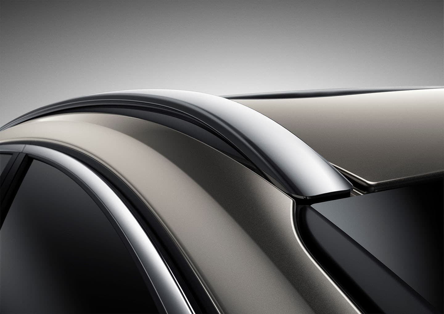 Curvatura aerodinámica del techo del Volvo V60, detalle de diseño.