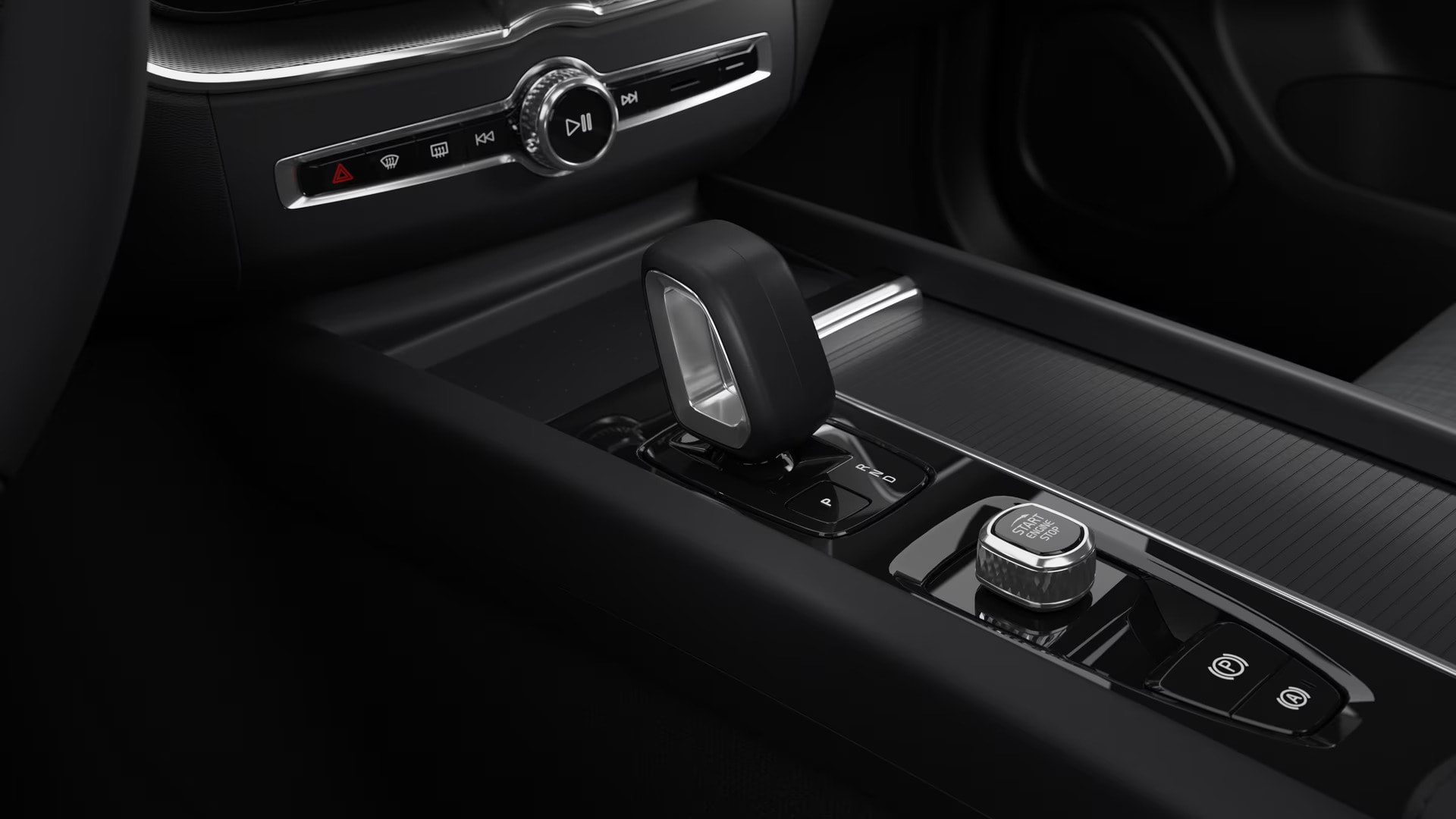 Interior del Volvo XC60, con acabados premium y asientos cómodos.