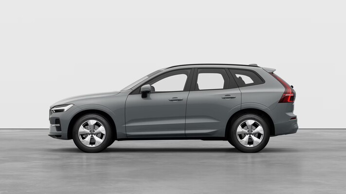 Vista lateral del Volvo XC60, mostrando su diseño elegante y moderno. Vista lateral del Volvo XC60, mostrando su diseño elegante y moderno.