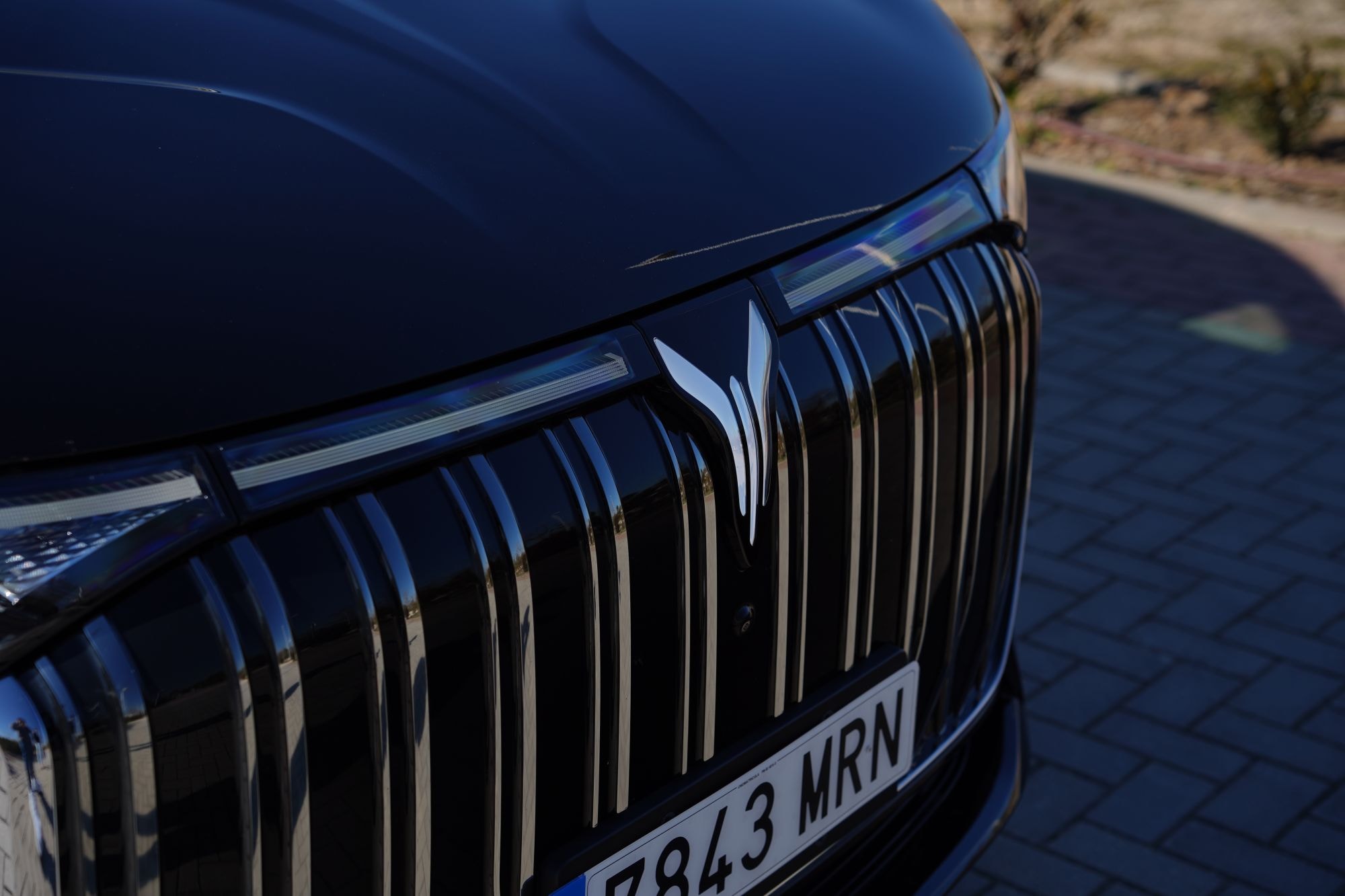 Vista trasera del VOYAH Dream, resaltando su estética de lujo.